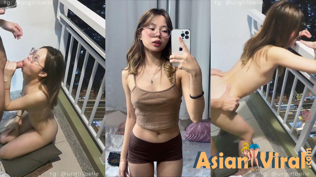 Sobrang Latina Pinatuwad sa Terrace